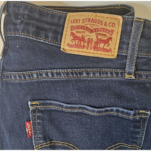 Levi's 721 High Rise Skinny Jeans Blue Women's Size W26 L30 - Picture 2 of 8